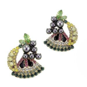 Elizabeth Cole Fruit Salad Earrings